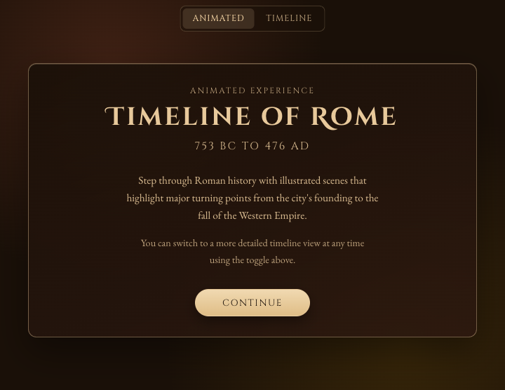 Timeline of Rome screenshot